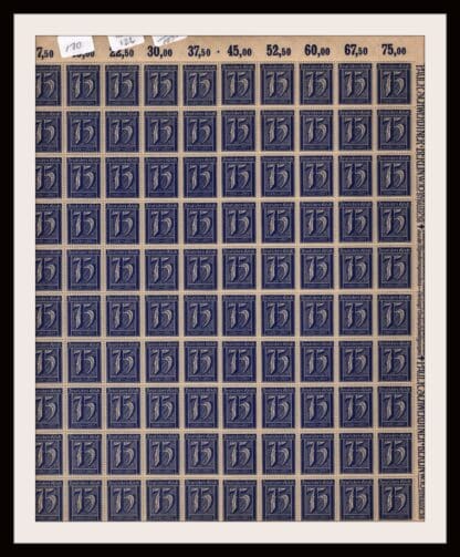 Germany Scott # 170 Mint Never Hinged Sheet