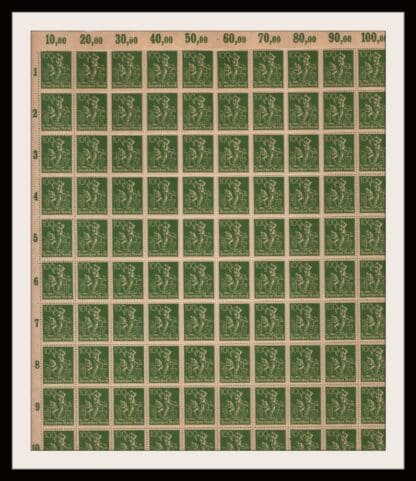 Germany Scott # 172 Mint Never Hinged Sheet