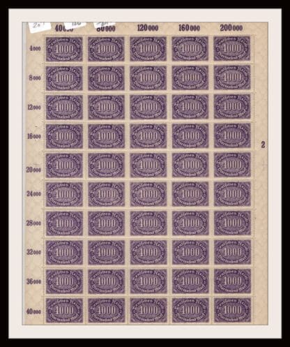 Germany Scott # 207 Mint Never Hinged Sheet