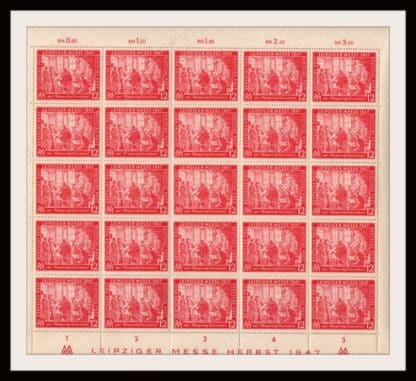 Germany Scott # 580 Mint Never Hinged Sheet