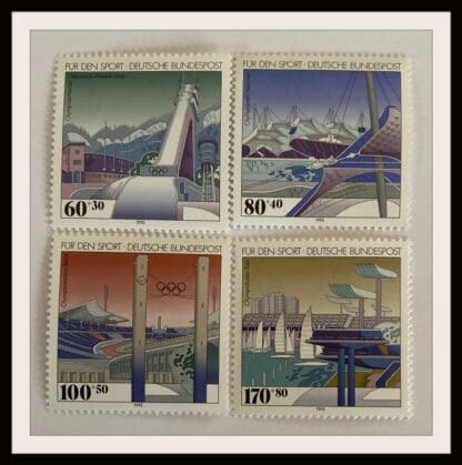 German Scott # B741-B744 Mint Never Hinged