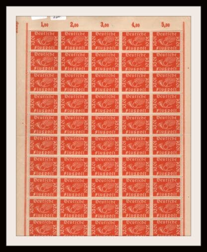 Germany Scott # C2 Mint Never Hinged Sheet