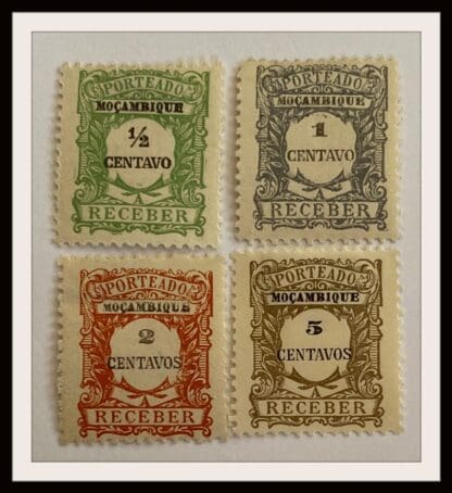 Mozambique Scott J34-J36/J38 Mint