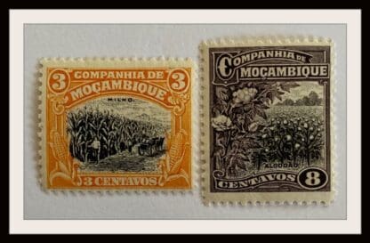 Mozambique Company Scott 126a/125a Mint Hinged