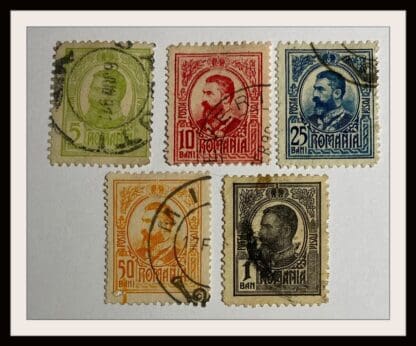 Romania Scott 207-208/210/213/215 Used