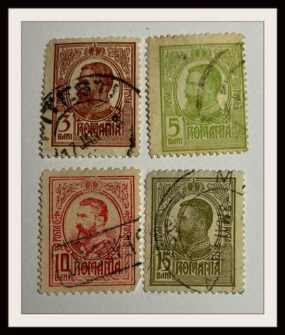 Romania Scott 218-220/222 Used