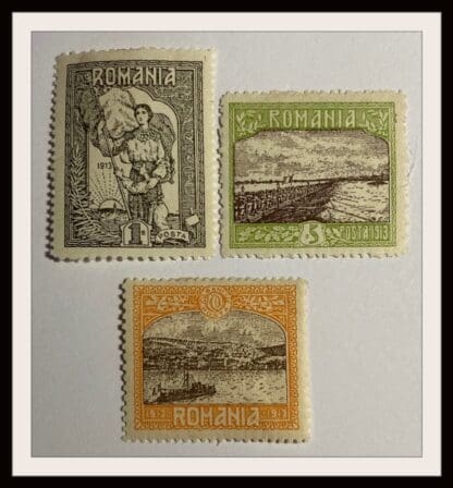 Romania Scott 230/232-233 Mint Hinged