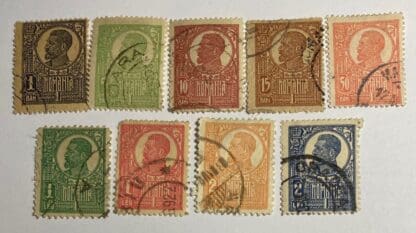 Romania Scott 248-251/255-259 Used