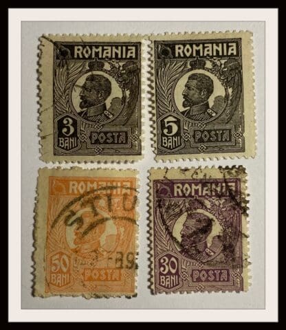 Romania Scott 261-262/266/267 Used