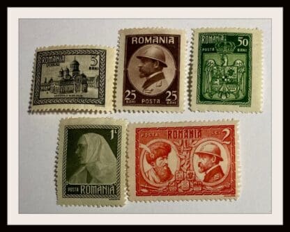 Romania Scott 283-287 Mint Hinged