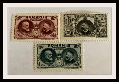 Romania Scott 308-310 Mint Hinged