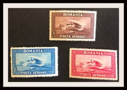 Romania Scott # C4-C6 Mint Hinged