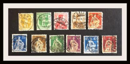 Switzerland Scott # 126/128-130/132-137/144 Used