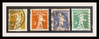 Switzerland Scott # 149-152 Used