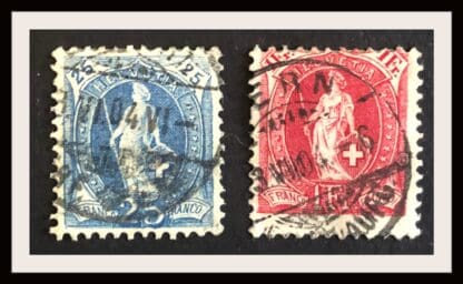 Switzerland Scott # 94a-97b Used