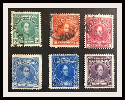 Venezuela Scott # 259-261/263-263a/265 Used