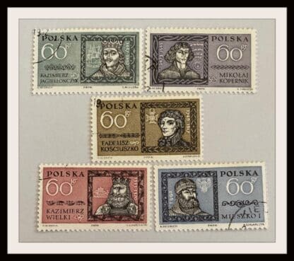 Poland Scott #979-982/984 Used