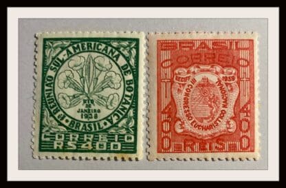 Brazil Scott # 477-478 Mint Hinged