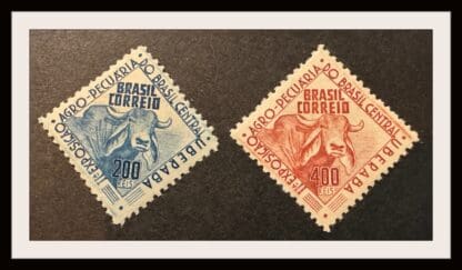 Brazil Scott # 535-536 Mint Hinged