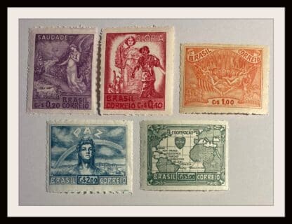 Brazil Scott # 628-632 Mint Hinged