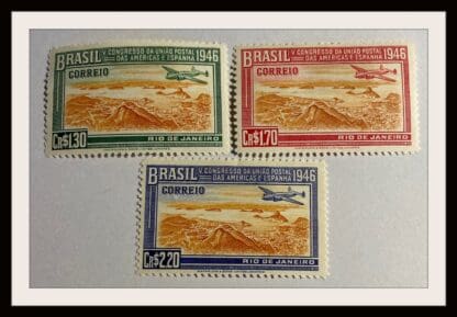 Brazil Scott # 647-649 Mint Hinged