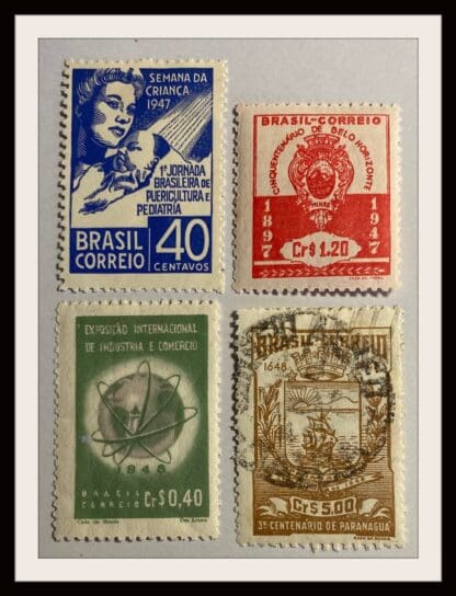 Brazil Scott # 677-681 Mint Hinged & Used