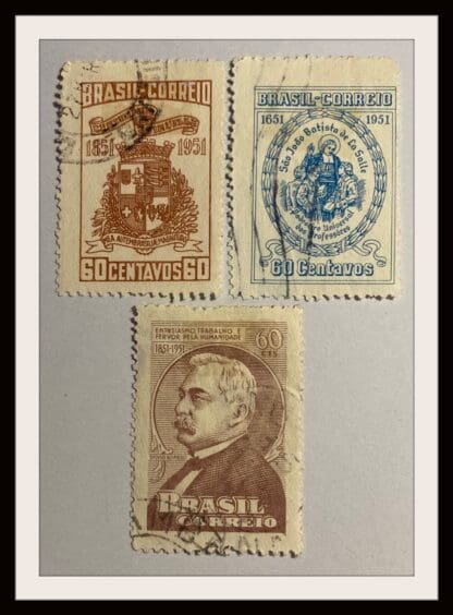 Brazil Scott # 704-706 Used