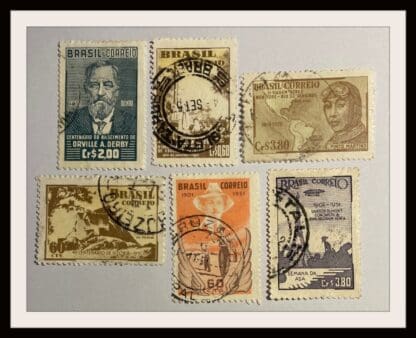 Brazil Scott # 709-714 Used