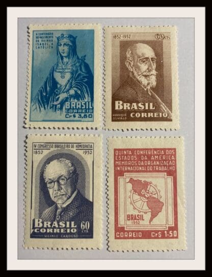 Brazil Scott # 717-720 Mint Hinged