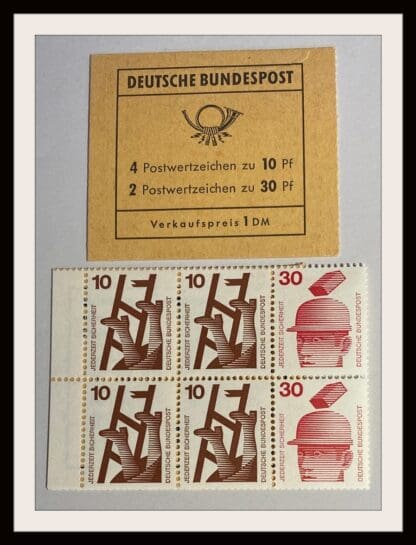 Germany Scott # 1075a Mint Never Hinged Booklet Pane