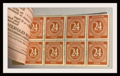 Germany Scott # 539a/544a Mint Never Hinged Booklet Panes)