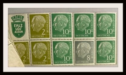 Germany Scott # 702b-702c Mint Never Hinged Booklet Panes