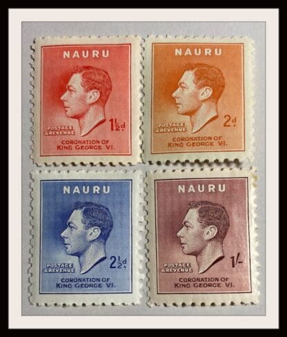 Nauru Scott # 35-38 Mint Hinged