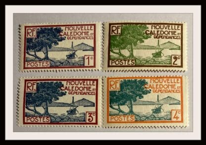 New Caledonia Scott # 136-138 Mint Hinged