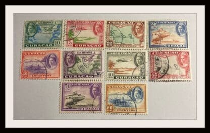 Netherlands Antilles Scott # C18-C27 Used