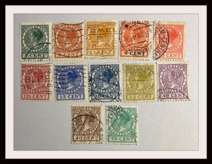 Netherland Scott # 147-156/158-159 Used