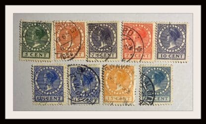 Netherland Scott # 172-175/177-178/180-183 Used