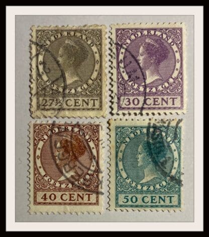 Netherland Scott # 188-189/191-192 Used