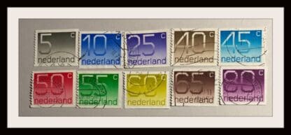 Netherlands Scott #536-544 Used