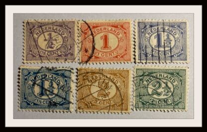 Netherlands Scott #55-60 Used