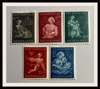 Netherland Scott #B149-B153 Mint Hinged