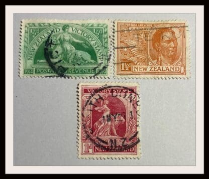 New Zealand Scott #165-167 Used