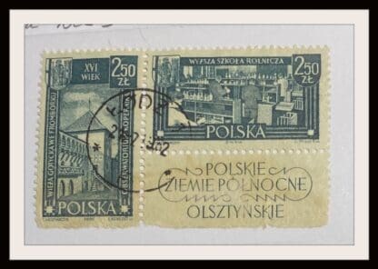 Poland Scott # 1005a -1005b Used