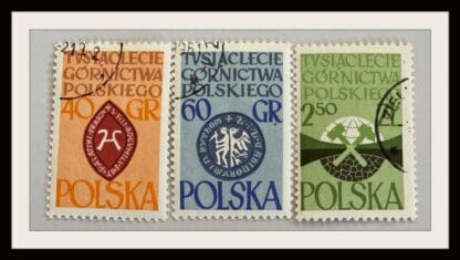 Poland Scott #1021-1023 Used