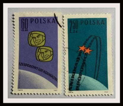 Poland Scott # 1091-1092 Used