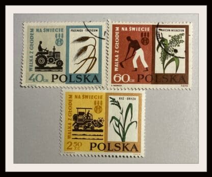 Poland Scott # 1112-1114 Used