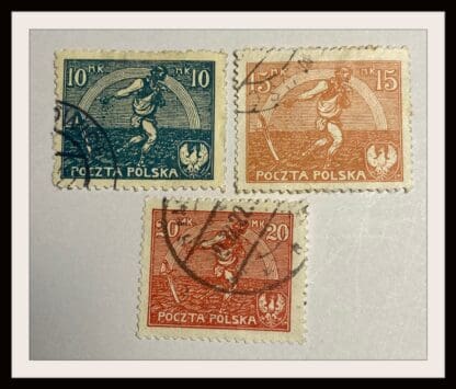 Poland Scott # 154-155a Used