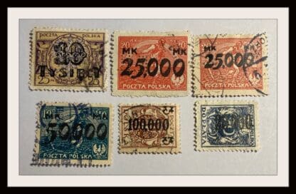 Poland Scott # 195-200 Used