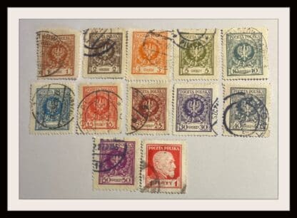 Poland Scott # 215-226 Used