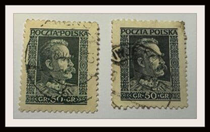 Poland Scott # 253-254 Used